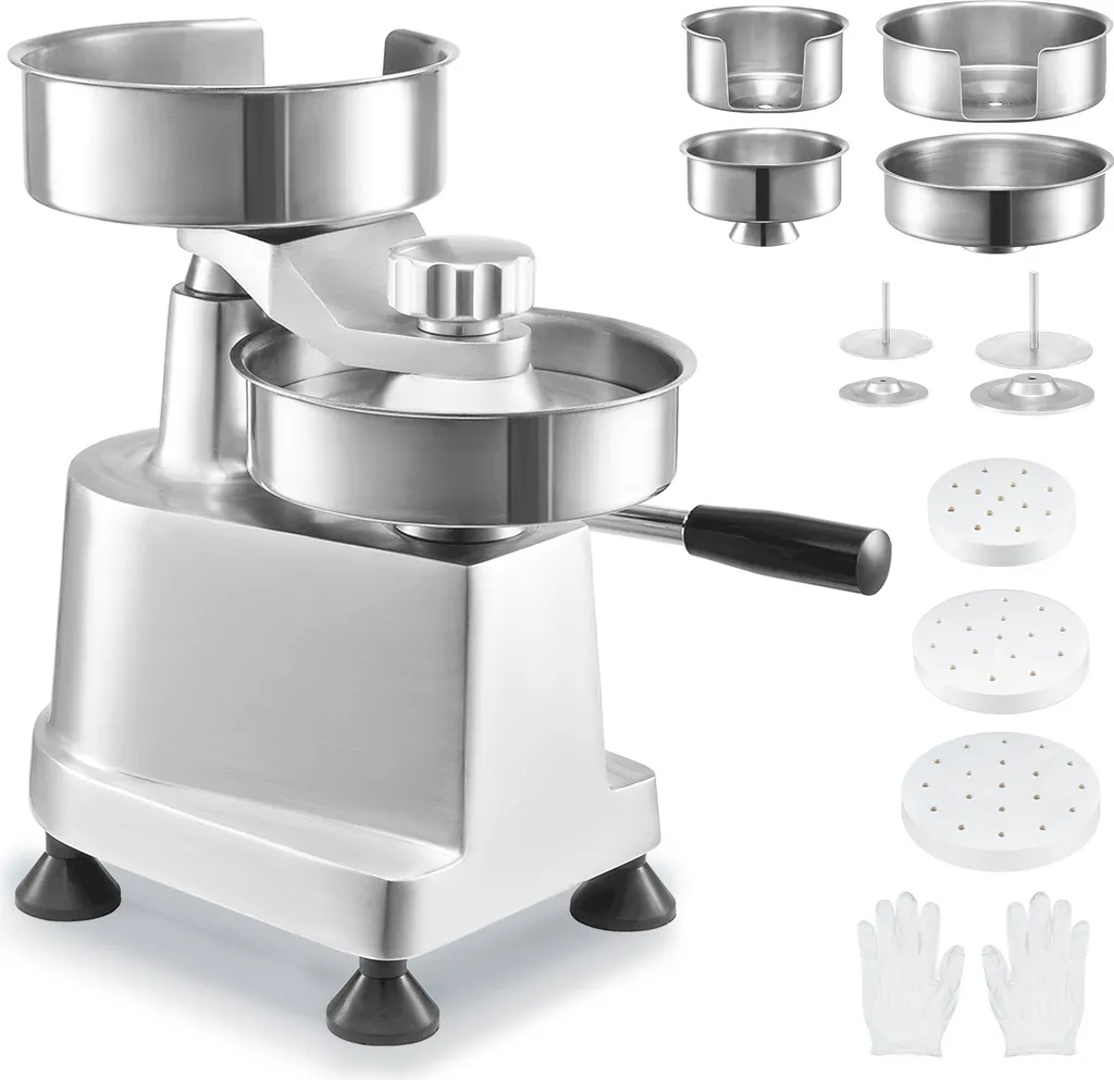 Pressa per Hamburger SucceBuy Acciaio Inox - Ideale per Feste