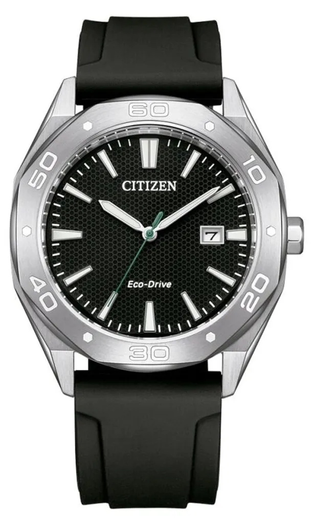 Citizen BM7631-01E Montre Étanche 100m avec Cadran Noir et Cuir Noir
