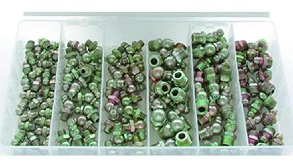 Kit maintenance graissage pour machines avec filetage américain 110 pcs