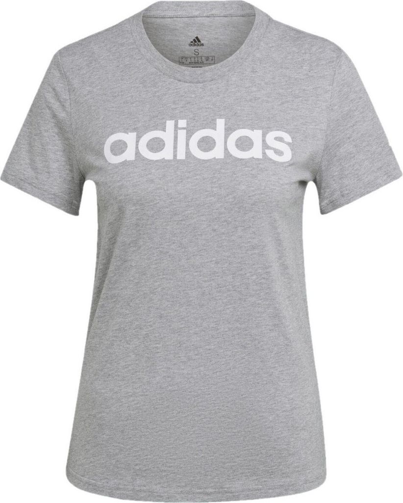 ADIDAS W Lin T-Shirt Damen grau M