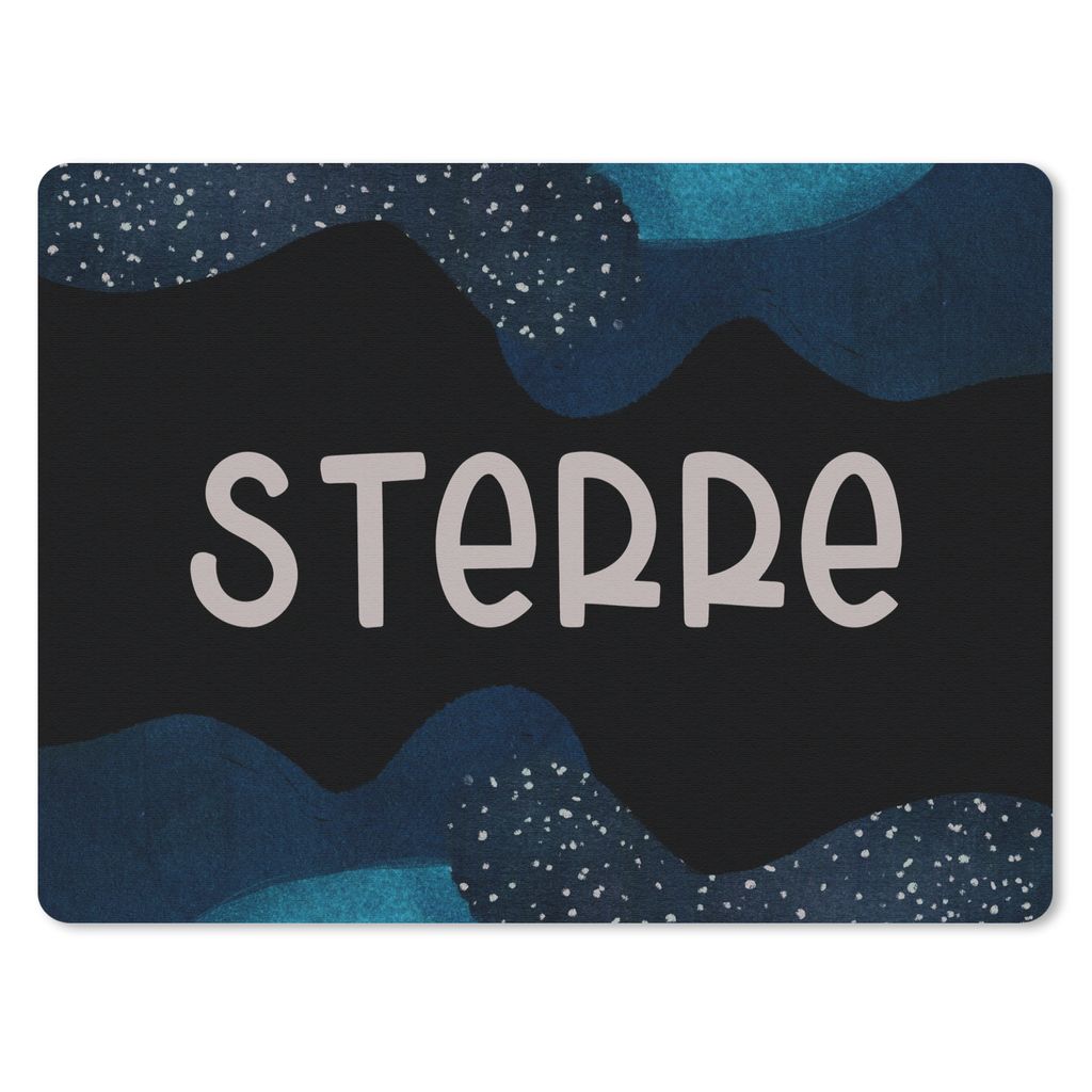 MuchoWow Mauspad Mousepad Sterre - Pastell - Mädchen 23x19 cm - Mousepads - Maus Mat - Pad - Mausunterlage - Schreibtischunterlage - Mauspad