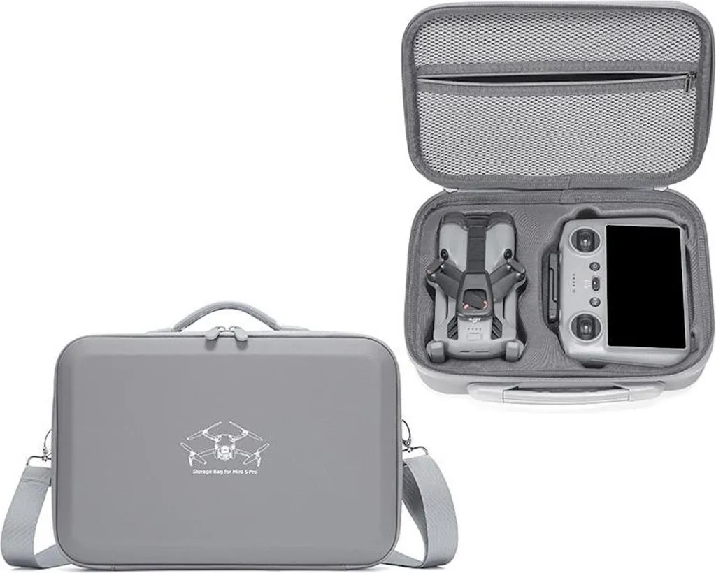 Sacoche à Bandoulière DJI Mini 5 Pro - Sac de Rangement Compact Gris