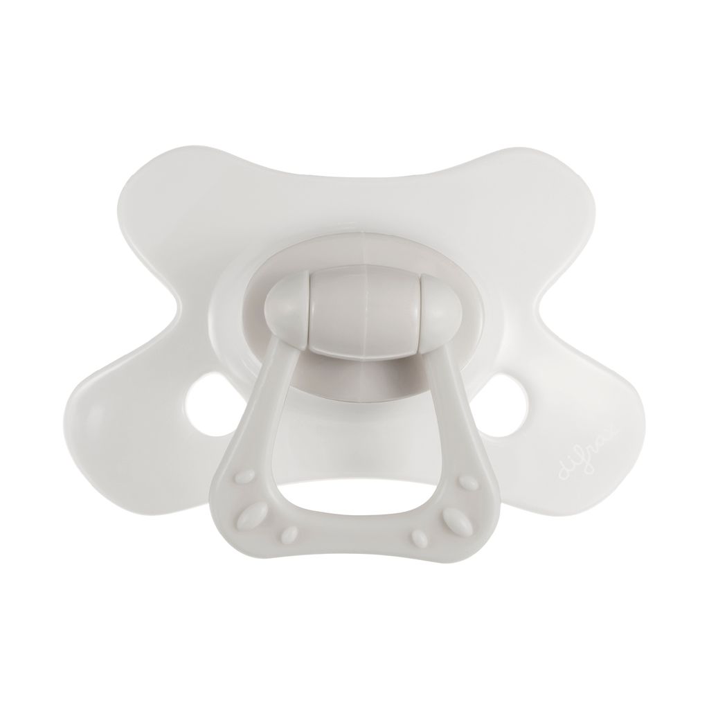 Difrax Schnuller, natürlicher Edelstein – Grey Agate – 20+ Monate | Difrax Natursauger