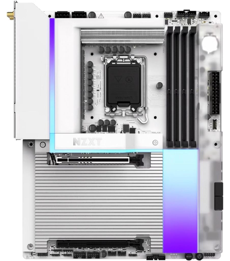 NZXT N9 Z890 White ATX Intel S1851 N9-Z89XT-W1 retail Produktbild 