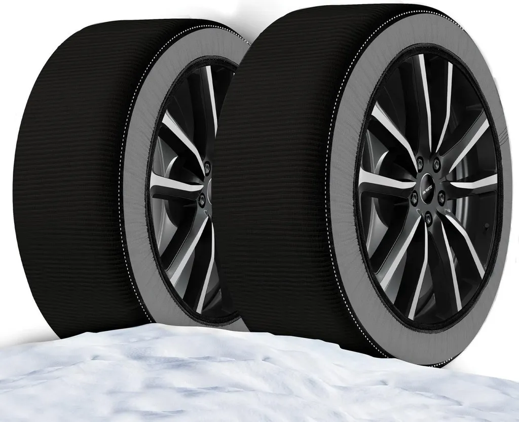 DAC Easy GO 3D Calze da Neve 225/55 R19 XL Omologate EN 16662-1 - 2