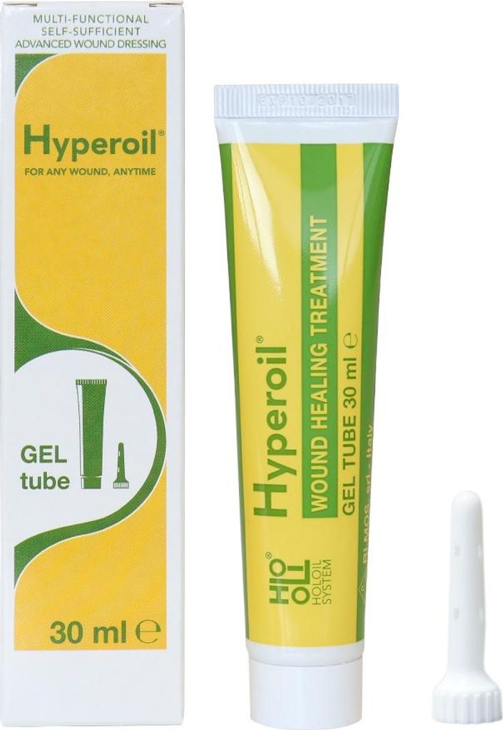 HyperOil Wundpflegegel 30 ml Tube mit Applikator, Medizinprodukt Klasse IIB, 100% pflanzlich