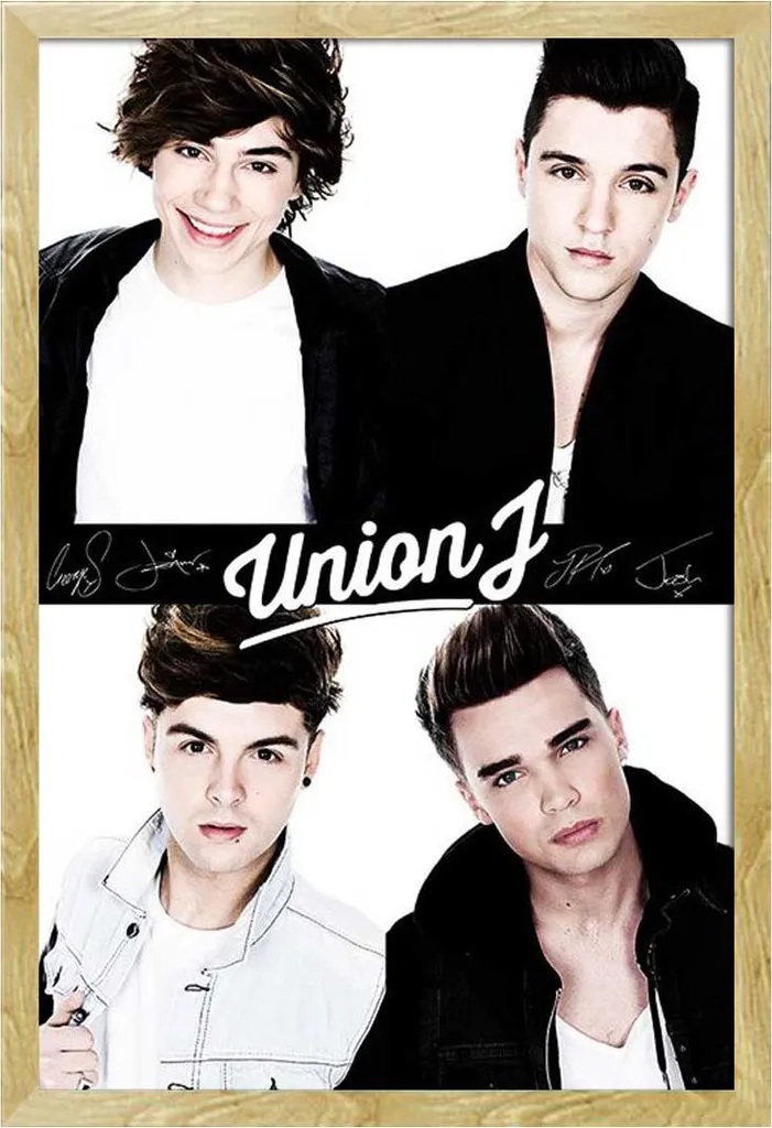 Set Poster Union J + Cornice Professionale Shinsuke MDF e Acrilico