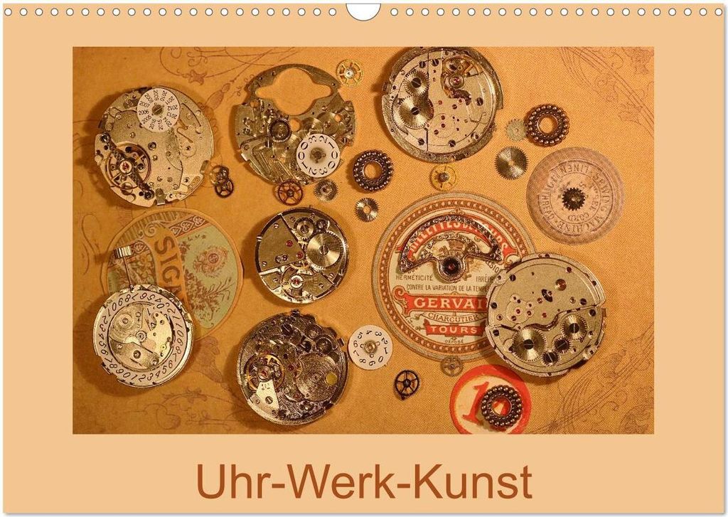 Uhr-Werk-Kunst (Wandkalender 2026 DIN A3 quer), CALVENDO Monatskalender
