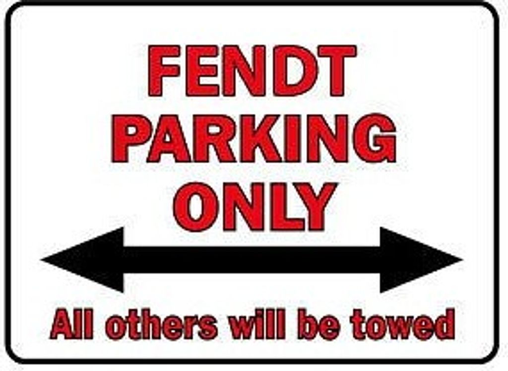 Parkschild - Fendt Parking Only - 308744 - Gr. 40 x 30 cm