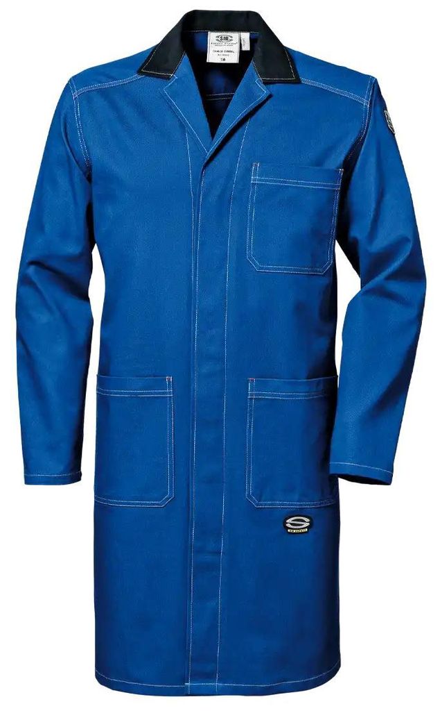 Sir Safety SYMBOL Arbeitsmantel knielang aus Baumwolle mit Dreifachnähten, XL+, Königlich