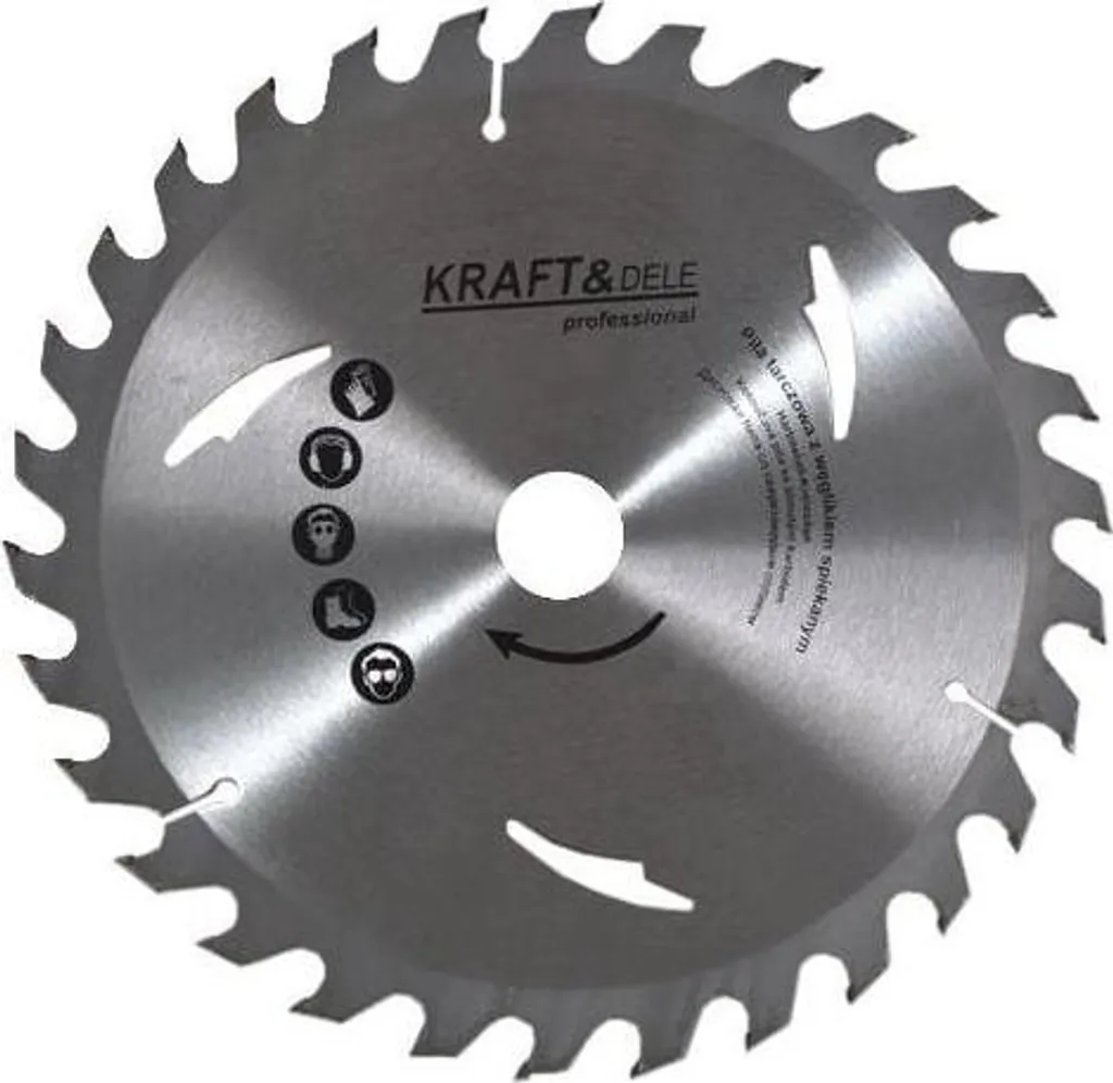 Kraft&Dele KD1033 Lama per Legno 250mm 24Z | Taglio Rapido Professionale