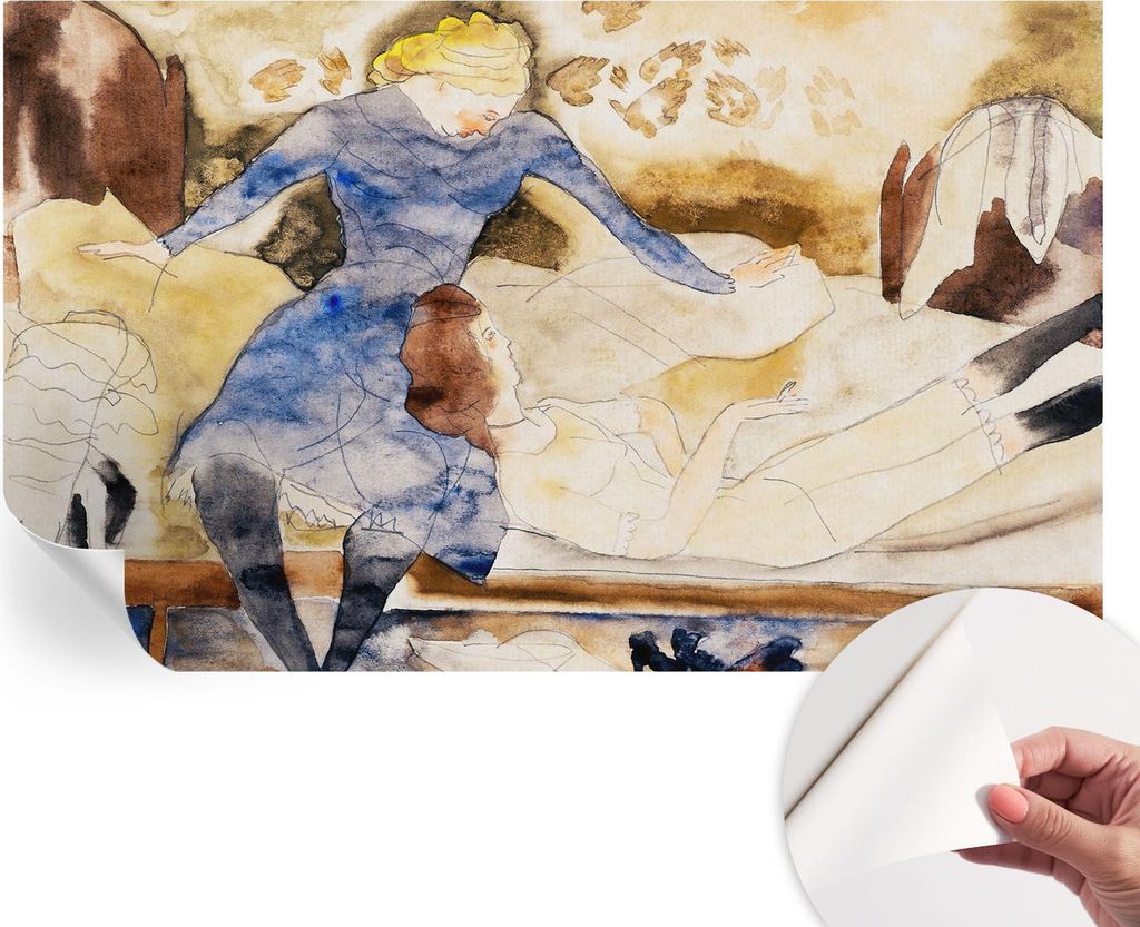 Selbstklebende Wandtapete - Dekorative Tapete für Wohnzimmer - Klebefolie für Wandbilder - Tapetenfolie für Wanddekoration - 416x254 - Feministi...