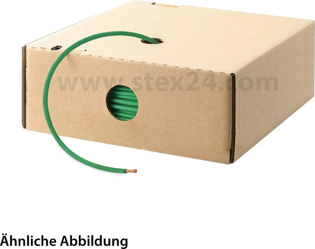 Câble de câblage pour armoire électrique LAPP H05Z-K vert 0.5mm² 100m