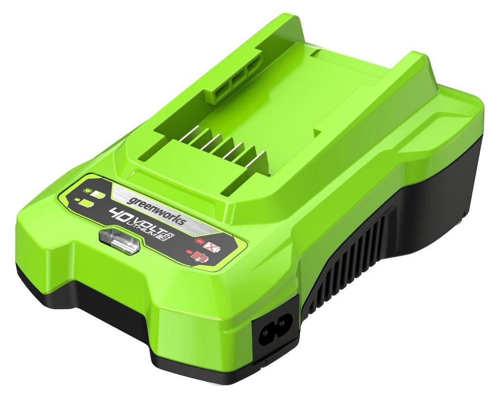 Cargador Greenworks de 40V, 2A, modelo G40C (sin batería) Imagen del producto 