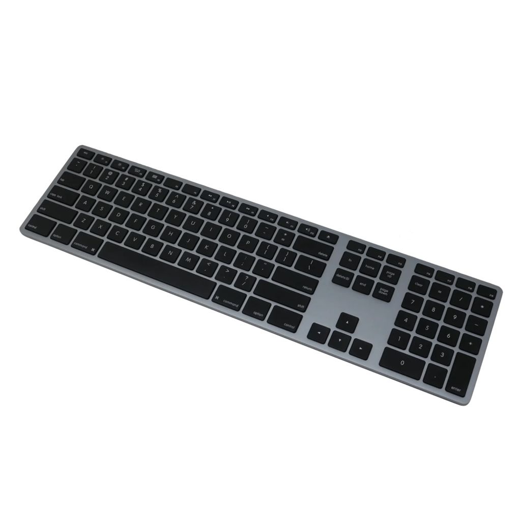 Matias Kabellos Tastatur Deutsch QWERTZ Mac Space Grau