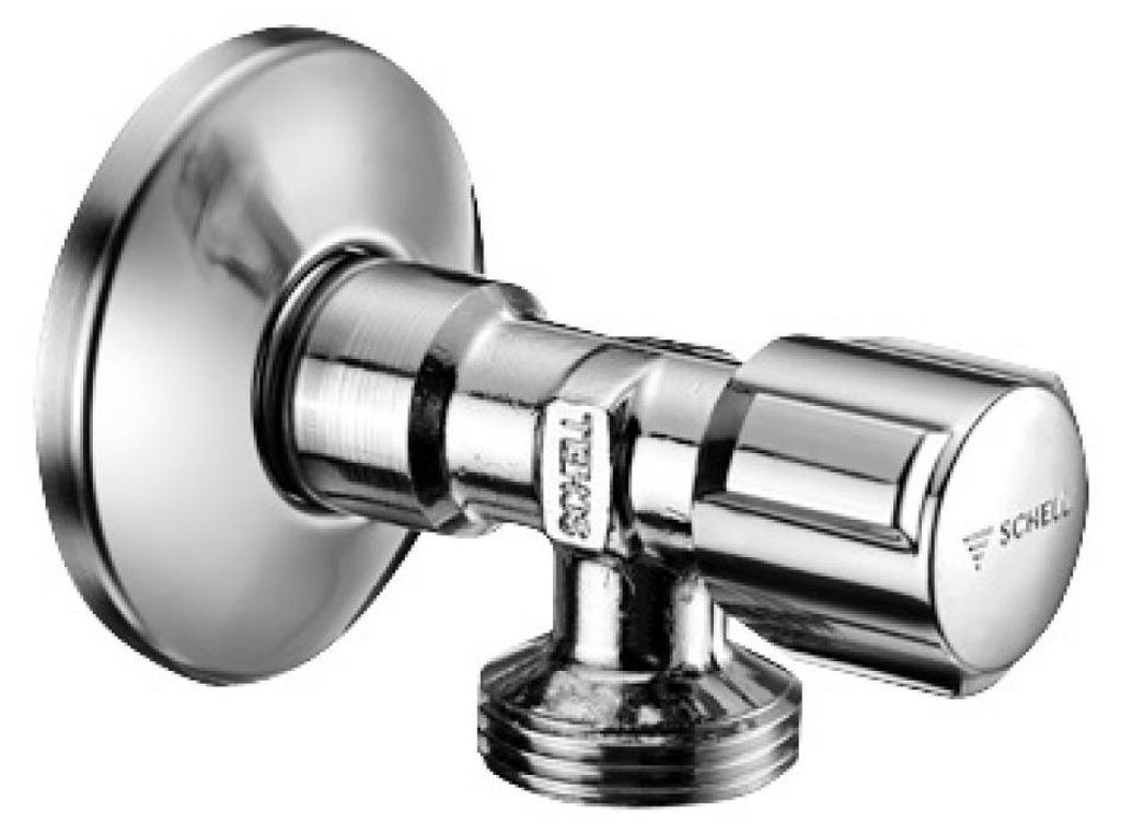 Schell | Valvola Angolare 1/2 x 3/4 - Cromata - Regolabile Immagine del prodotto 