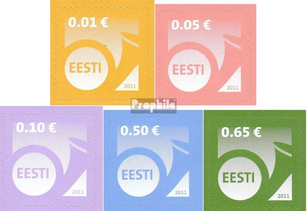 Briefmarken Estland 2011 Mi 682-686 (kompl.Ausg.) postfrisch Posthorn