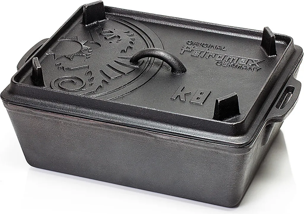 Moule en Fonte Petromax 5,5 L pour Cuisson au Feu de Camp et Barbecue