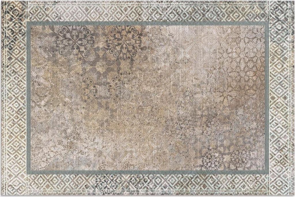 Zarte Vintage-Spitze – Vinylteppich – 140x210 cm – Outdoor Teppich – Terrasse – Wetterfest – Modern
