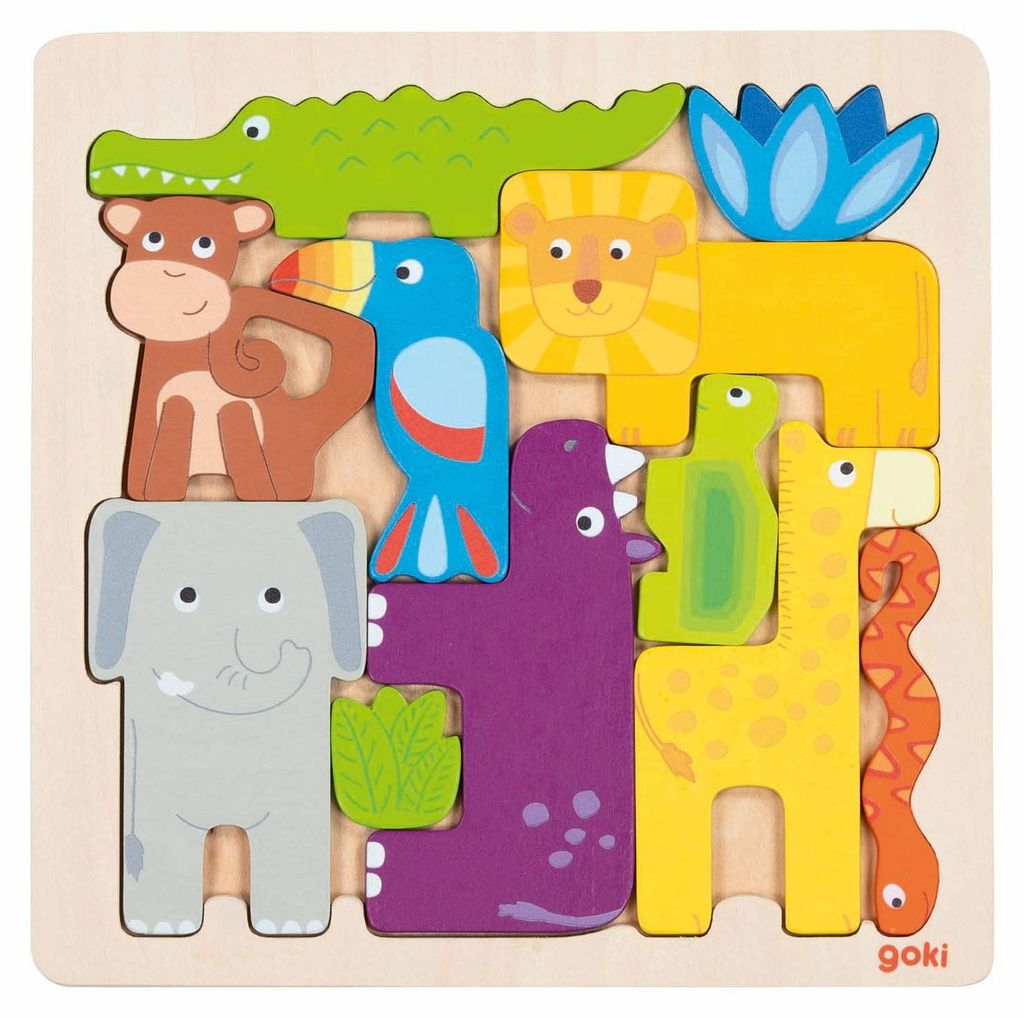 GOKI Obrysov Puzzle Safari 11 DLC