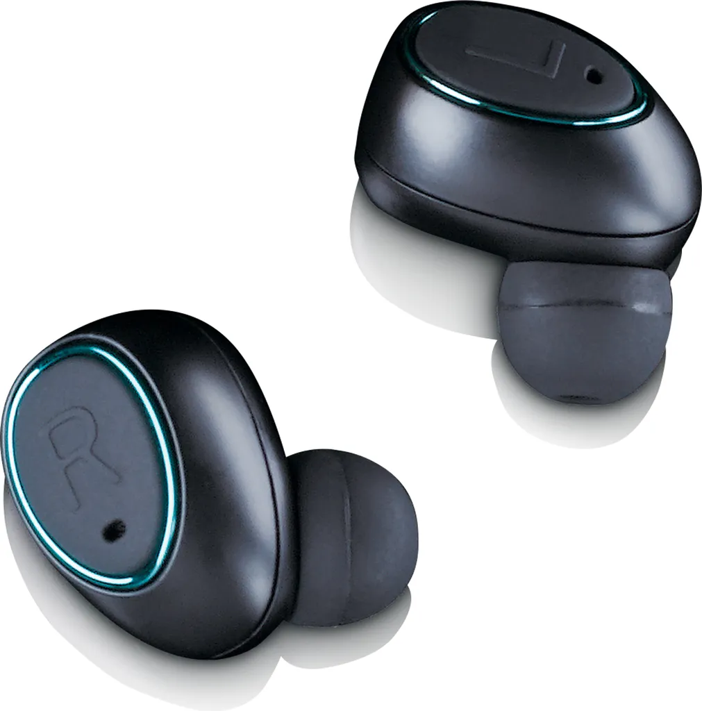 Lenco EPB-410BK écouteurs Bluetooth sans fil étanches IPX4 noir