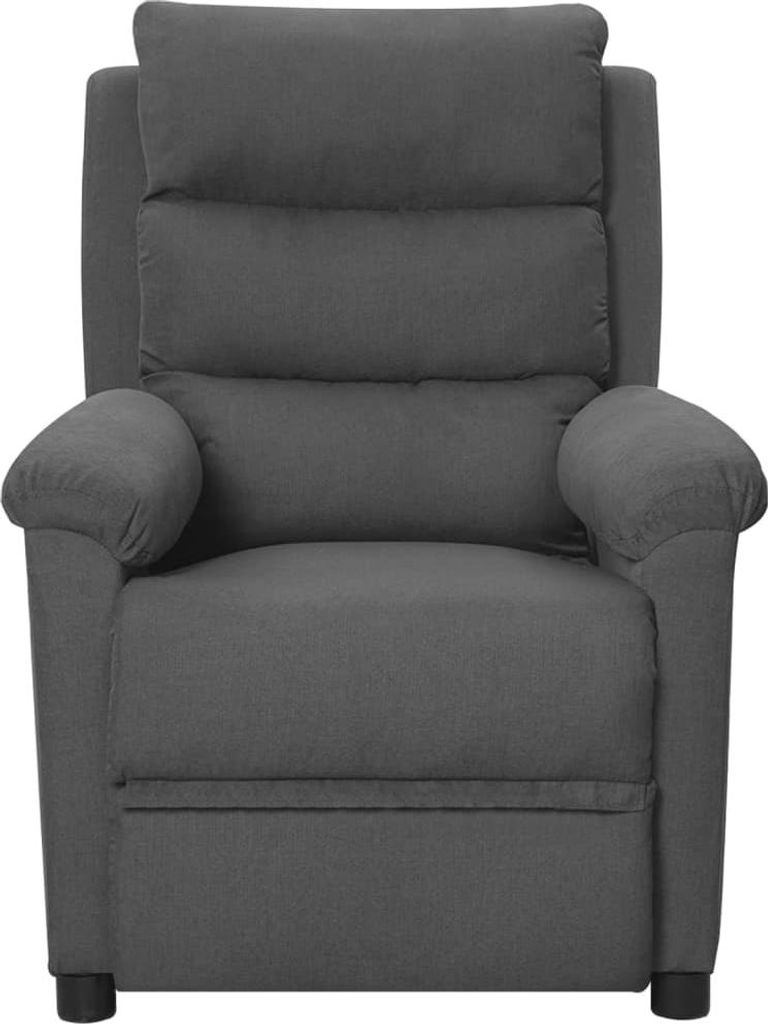 vidaXL Relaxsessel Dunkelgrau Stoff