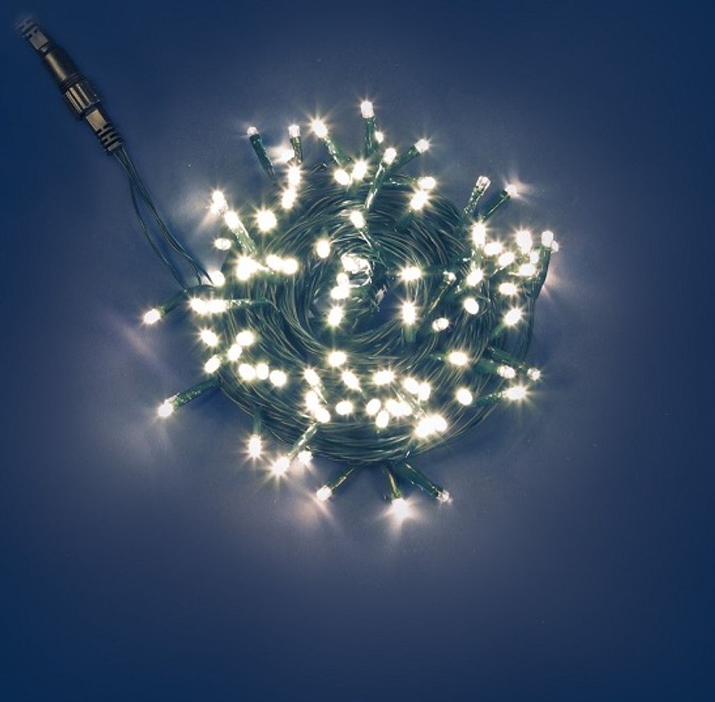 PLB Funktions-System LED Lichterkette 10m Batteriefach warmweiß 31470