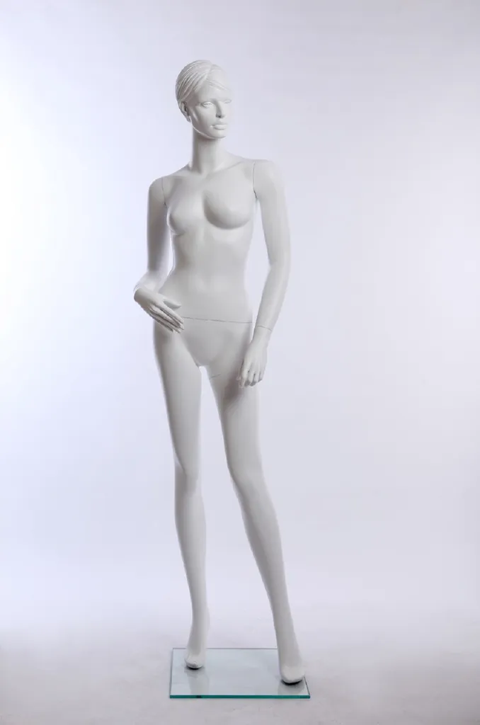 Mannequin femme blanc EH12-6 pour présentation de vêtements chic