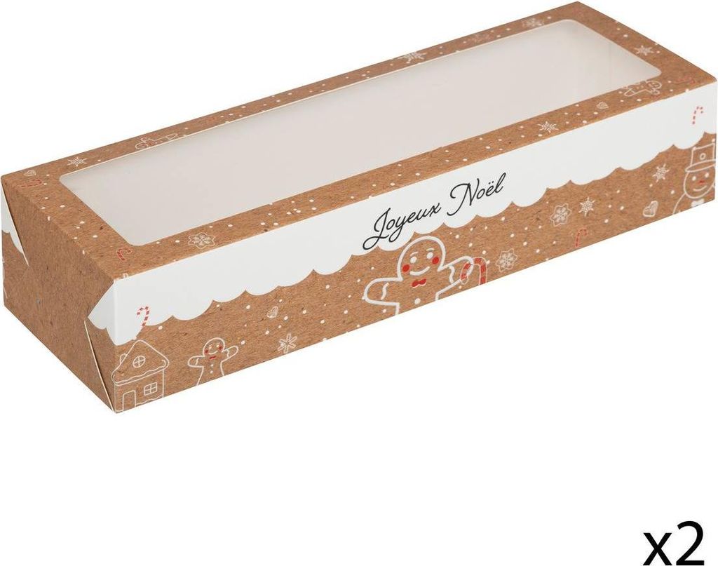 Set aus 2 kuchenschachteln in beige - 5 five simply smart