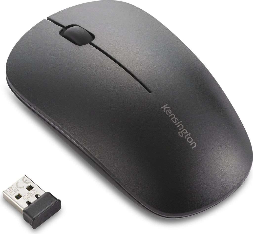 Kensington MY230 EQ Wireless Maus (Rechargeable) - Mid Size, RF Wireless + Bluetooth, Schwarz