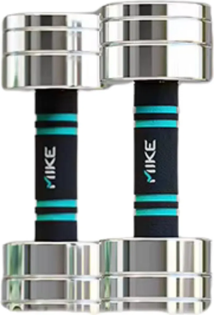 Haltères réglables 5kg en acier compact pour musculation à domicile