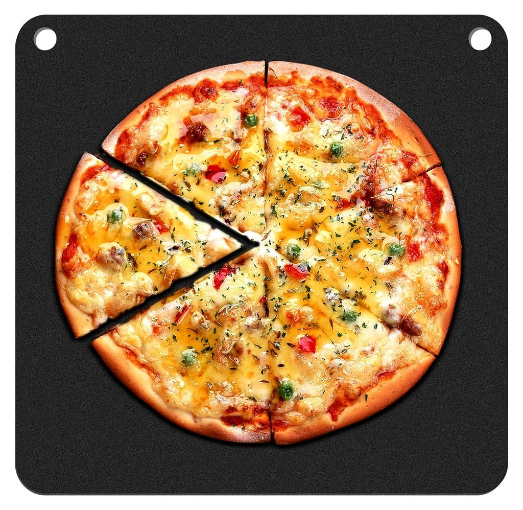 Pizzastahl für den Backofen, 40,6 cm Backstahl für Pizza und Brot, Backform für Grill, Ersatz für Pizza-Pfanne und Pizzastein, Geschenkidee fü...