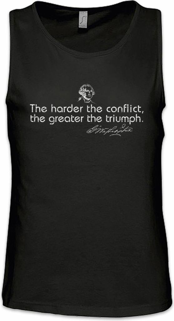 Urban Backwoods The Harder The Conflict, Ärmelloses T-Shirt, Farbe: Schwarz, Größe: 5XL