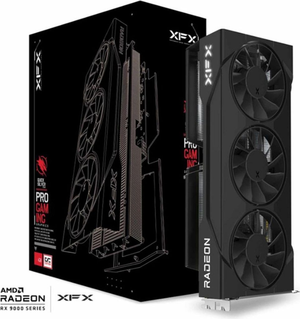 XFX RX-96TS316B7, Radeon RX 9060 XT, 16 GB, GDDR6, 128 Bit, Produktbild 