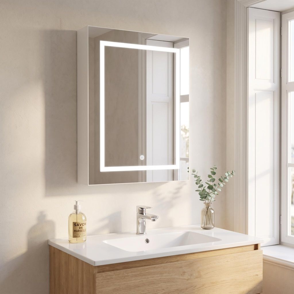 INONEFT, mobiletti specchio da bagno con illuminazione a Immagine del prodotto 