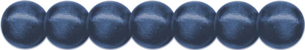 Holzperlen D: 10 mm blau 56 Stück, mit Lochbohrung Produktbild 