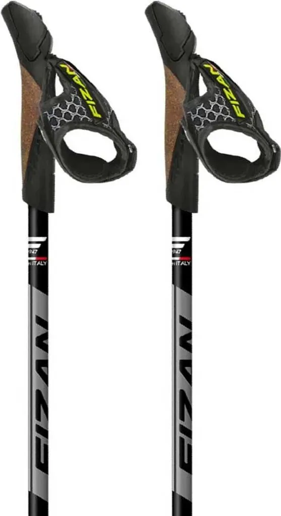 Bâtons Fizan Speed Argent 75-125 cm pour Fitness et Marche Nordique