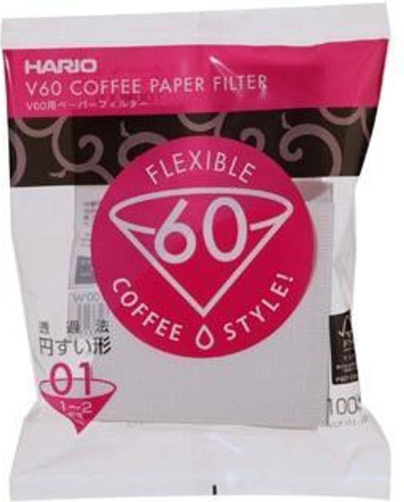 Hario VCF-01-100W V60 Papierkaffeefilter Japanische Größe 1 Produktbild 