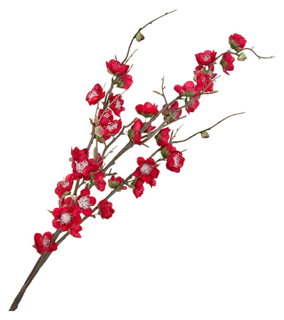 Künstliche Kirschblütenzweige, 88 cm (34,6 Zoll), realistische Pflaumenblüten-Imitation, ideal für DIY-Dekorationen zu Hause, Hochzeiten und Pa...