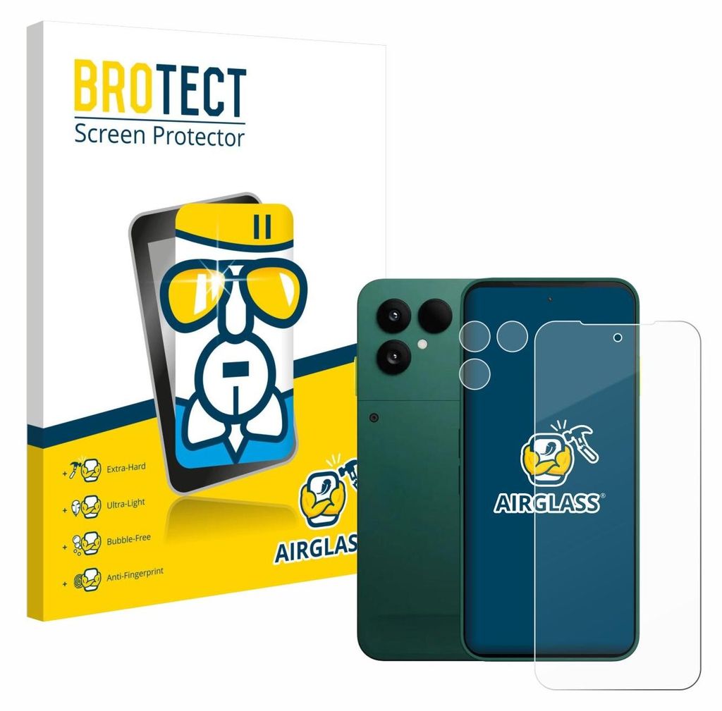 BROTECT Schutzglas für Fairphone 6 (Display+Kamera) Produktbild 