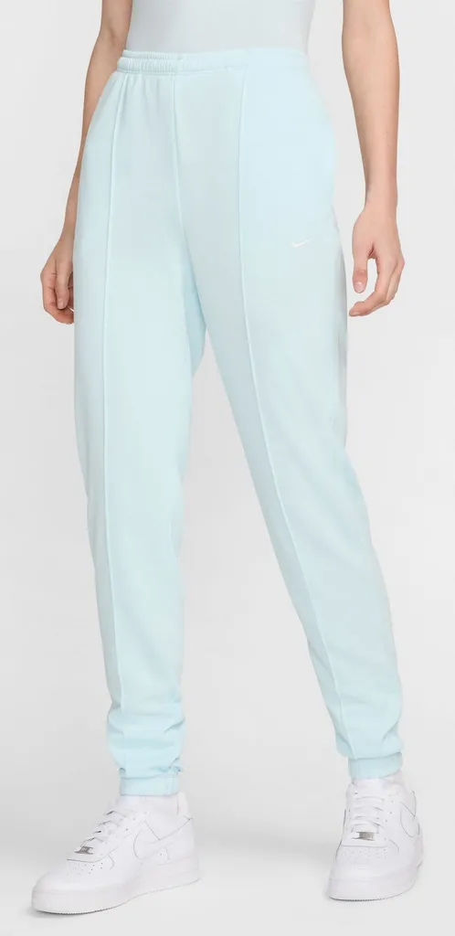 Jogging Nike anti-courants d'air taille haute bleu glacier French Terry S