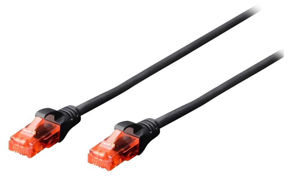 DIGITUS Patchkabel Cat6  U/UTP 2xRJ45 10.0m grau Immagine del prodotto 