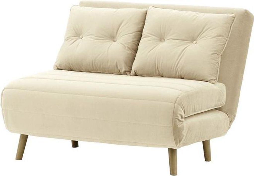Ausklappbaresofa Flic 103 cm-Velluto 2-wax black