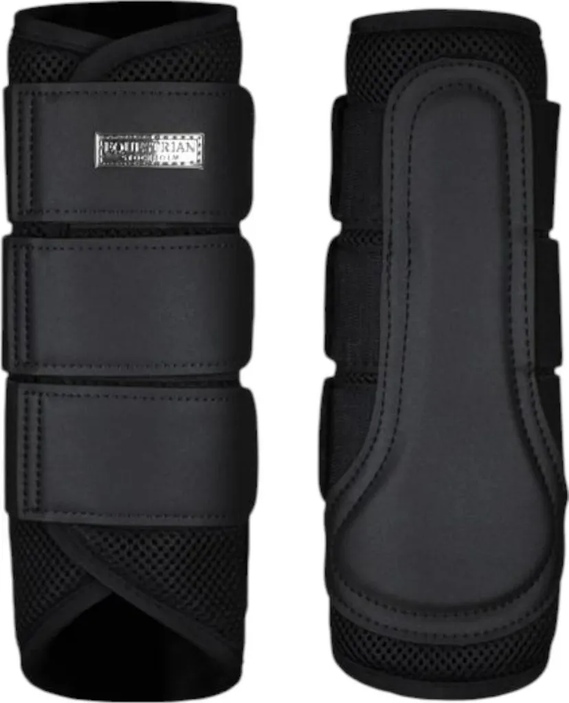 Guêtres Equestrian Stockholm Classic Mesh Boots Black Edition - Noir L