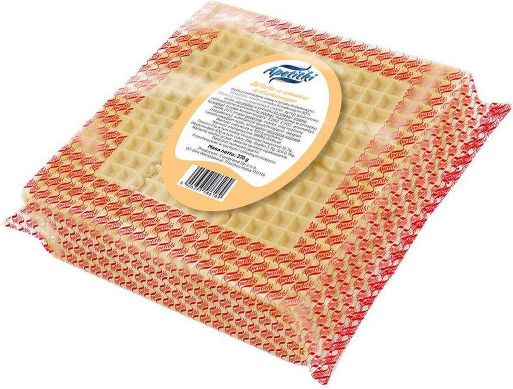 Apetitki Wafle Krówkowe Polskie Smaki 270 G Zdjęcie produktu 