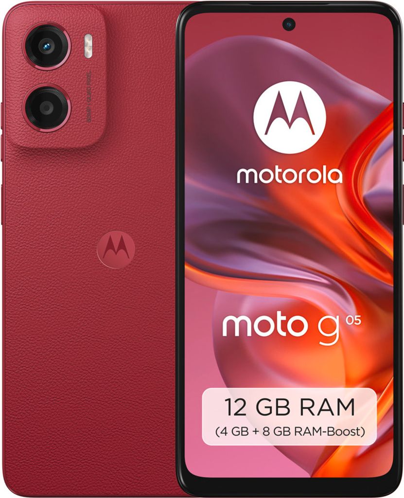 Motorola Moto G05 4G Dual SIM 128 GB, 4 GB RAM, śliwkowa Zdjęcie produktu 