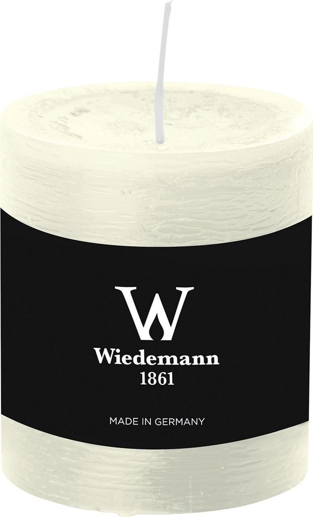 Stumpenkerze - 80 x 68 mm elfenbein.