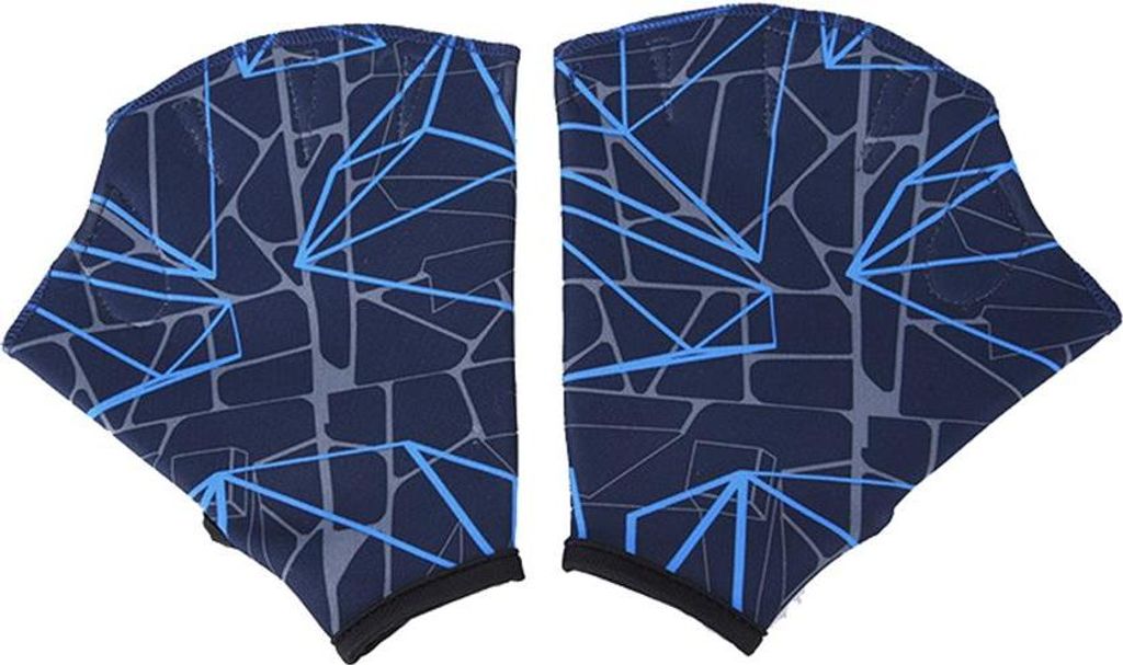 1 Paar Schwimmhandschuhe, fingerlose Schwimmhandschuhe mit Schwimmhäuten, wasserabweisende Trainingshandschuhe für Tauchen und Surfen