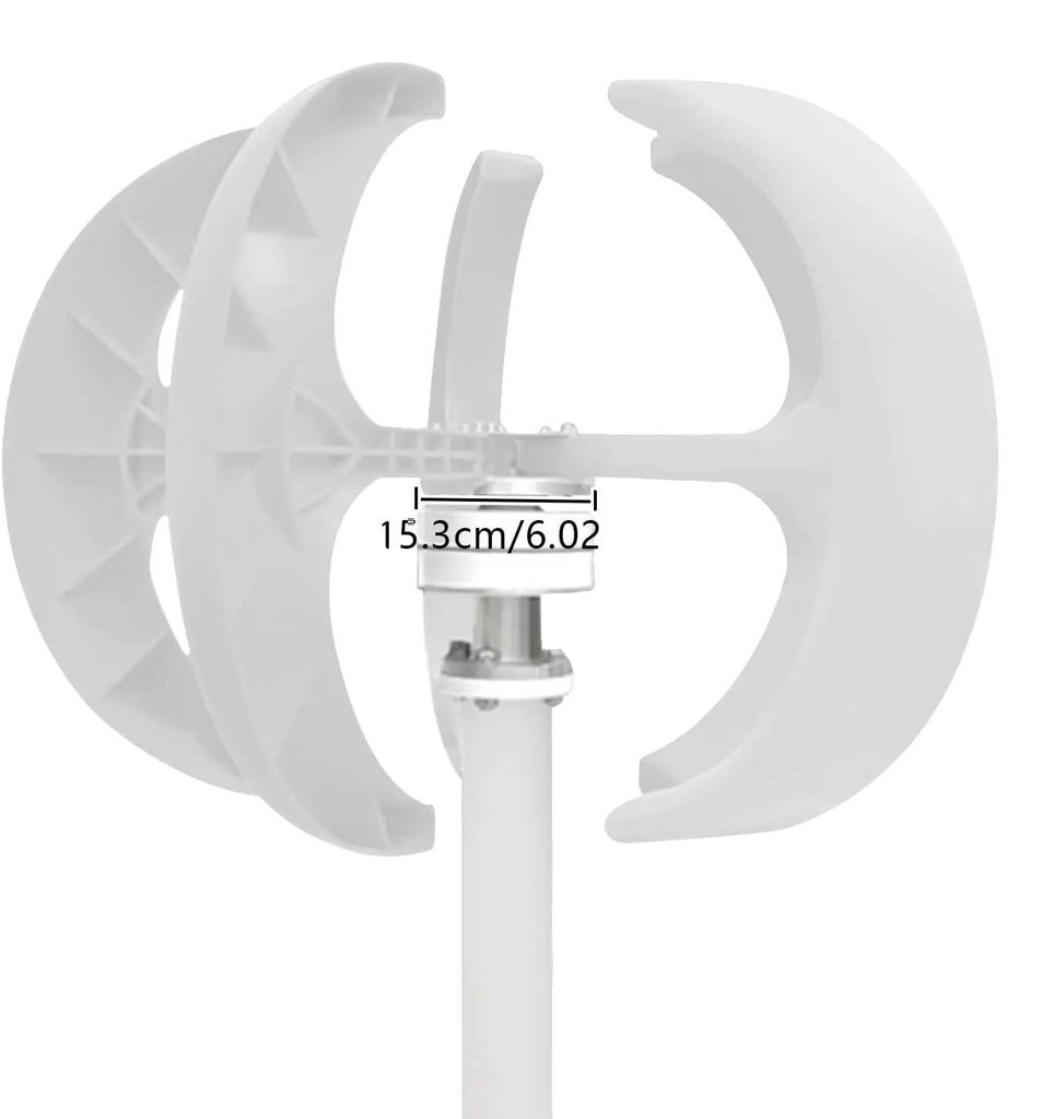 Windturbinen-Generator, kompaktes Design, effiziente Leistung bei schwachem Wind, WEISS