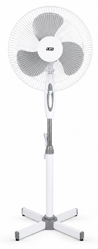 Aga Standventilator 43 cm Weiß, 3-Geschwindigkeitsstufen, Produktbild 